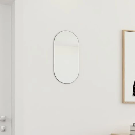 VidaXL Miroir 40x20 Cm Verre - Blanc 3 VidaXL Miroir 40x20 Cm Verre - Blanc