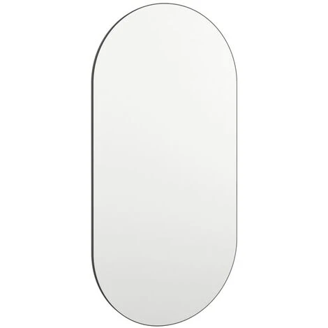 VidaXL Miroir 40x20 Cm Verre - Blanc 5 VidaXL Miroir 40x20 Cm Verre - Blanc – Image 3