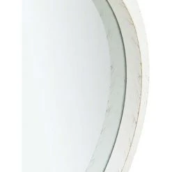 Hommoo Miroir Mural Avec Sangle 60 Cm Blanc -Miroir Soldes Boutique 54151915 4
