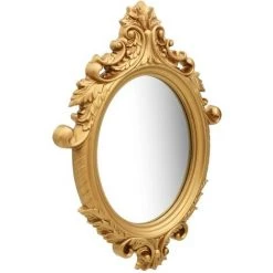 Hommoo Miroir Mural Style Chateau 56x76 Cm Dore -Miroir Soldes Boutique 54151990 2