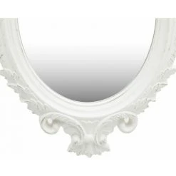 Hommoo Miroir Mural Style Chateau 56x76 Cm Blanc -Miroir Soldes Boutique 54152159 3