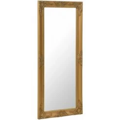 Hommoo Miroir Mural Style Baroque 50x120 Cm Dore -Miroir Soldes Boutique 54167590 2