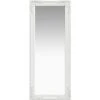 Hommoo Miroir Mural Style Baroque 50x120 Cm Blanc