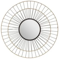 ATMOSPHERA, CRÉATEUR D'INTÉRIEUR Miroir Métal Alara D69.5 - Or
