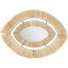 ATMOSPHERA, CRÉATEUR D'INTÉRIEUR Miroir Raphia Tropi 43x29 - Beige -Miroir Soldes Boutique 54423740 1