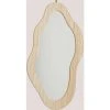 Miroir Mural En MDF Fido Natural SKLUM MDF - ↑51 Cm -Miroir Soldes Boutique 54547556 1