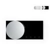 DESIGNOBJECT Miroir Mural Porte-clés Organisateur De Tableau Blanc Magnétique Mirror&More | Couleur: Noir 1 DESIGNOBJECT Miroir Mural Porte-clés Organisateur De Tableau Blanc Magnétique Mirror&More | Couleur: Noir -Miroir Soldes Boutique 54893083 1
