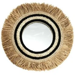 THE HOME DECO FACTORY Miroir Sauvage D58 - Beige