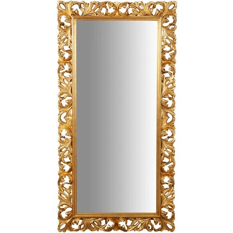 BISCOTTINI MIROIR DE MUR EN BOIS EN FINITION DORÉE FABRIQUE EN ITALIE 4 BISCOTTINI MIROIR DE MUR EN BOIS EN FINITION DORÉE FABRIQUE EN ITALIE – Image 2