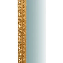 BISCOTTINI Miroir Murale En Bois Affichage Verticale/horizontale Finition Feuille Or Vieilli Aux Dimensions -Miroir Soldes Boutique 55269851 4