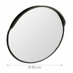 JARDIBRICODECO Miroir Routier 60 Cm Noir -Miroir Soldes Boutique 55316312 4