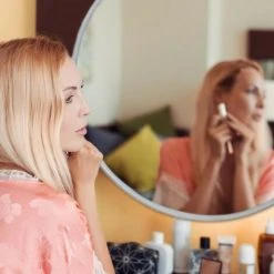 JARDIBRICODECO Miroir Mural Rond En Argenté -Miroir Soldes Boutique 55316622 5