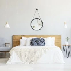 JARDIBRICODECO Miroir Mural Rond Avec Suspension -Miroir Soldes Boutique 55316637 5