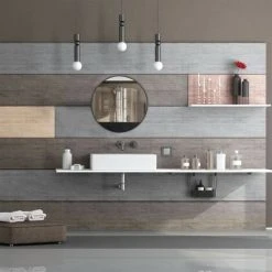 JARDIBRICODECO Miroir Mural Rond Noir -Miroir Soldes Boutique 55316640 2