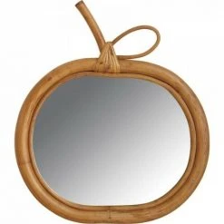 JARDIBRICODECO Miroir En Rotin