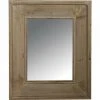 JARDIBRICODECO Miroir En Bois Blanc Vieilli -Miroir Soldes Boutique 55334430 1