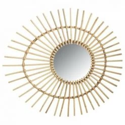 JARDIBRICODECO Miroir En Rotin Oeuf