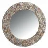 JARDIBRICODECO Miroir Rond En Papier Recyclé 1 JARDIBRICODECO Miroir Rond En Papier Recyclé -Miroir Soldes Boutique 55334443 1