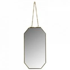 JARDIBRICODECO Miroir En Laiton