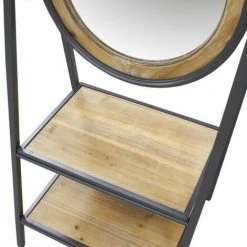 JARDIBRICODECO Psyché En Pin Et Métal -Miroir Soldes Boutique 55334495 2