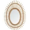 Atmosphera - Miroir Mural En Rotin 43 X 58 Cm - Beige -Miroir Soldes Boutique 55502876 1