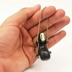 PERLE RARE Susproprié Sans Visage Ornements De Voiture De Voiture Creative Voiture Rétroviseur Pendentif Aucun Visage Homme Anime Décorations Swing Pour Fenêtre Murale (: 3.2 * 5.2cm) -Miroir Soldes Boutique 55607600 2