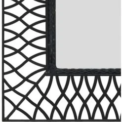 INLIFE Miroir Mural Arqué 60 X 110 Cm Noir -Miroir Soldes Boutique 55639753 3