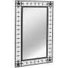 INLIFE Miroir Mural Rectangulaire 60 X 110 Cm Noir 2 INLIFE Miroir Mural Rectangulaire 60 X 110 Cm Noir -Miroir Soldes Boutique 55639803 1