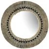 OZAIA Miroir Rond En Paille De Mendong CHOKWE - D. 80 Cm - Naturel - Naturel Clair -Miroir Soldes Boutique 55883001 1