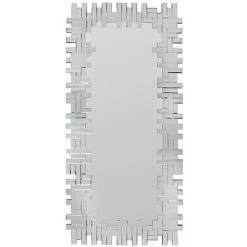 OZAIA Miroir En Inox LOLA - L. 57 X H. 120 Cm - Argenté - Argenté