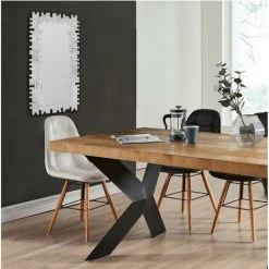 OZAIA Miroir En Inox LOLA - L. 57 X H. 120 Cm - Argenté - Argenté 9 OZAIA Miroir En Inox LOLA - L. 57 X H. 120 Cm - Argenté - Argenté -Miroir Soldes Boutique 55884146 4