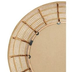 OZAIA Miroir Rond Cannage Rotin Et Bambou Style Ethnique JULIA - D. 95 Cm - Naturel - Naturel Clair 10 OZAIA Miroir Rond Cannage Rotin Et Bambou Style Ethnique JULIA - D. 95 Cm - Naturel - Naturel Clair -Miroir Soldes Boutique 55885008 4