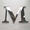 KARTOKNER Lettres Miroir Adhésif - Lettre M & - Hauteur 10 Cm - Initiale Autocollante - Alphabet Miroir - Décoration Plexi Miroir - Alphabet 26 Lettres -Miroir Soldes Boutique 55897864 1