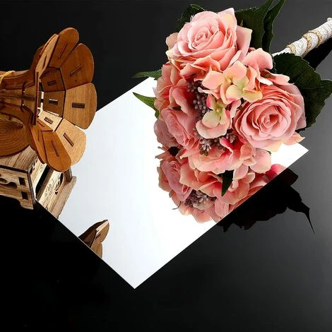 KARTOKNER Feuilles De Miroir Flexibles Miroir Auto-Adhésif Non En Verre Autocollants De Miroir De Carreaux Pour Décoration Murale De Maison (10*20cmx30cm) 5 KARTOKNER Feuilles De Miroir Flexibles Miroir Auto-Adhésif Non En Verre Autocollants De Miroir De Carreaux Pour Décoration Murale De Maison (10*20cmx30cm) – Image 3