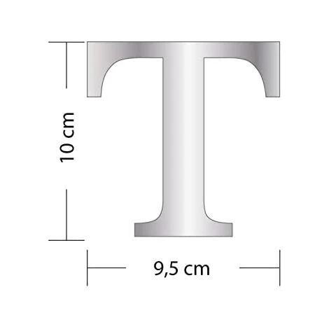 KARTOKNER Lettres Miroir Adhésif - Lettre T & - Hauteur 10 Cm - Initiale Autocollante - Alphabet Miroir - Décoration Plexi Miroir - Alphabet 26 Lettres 4 KARTOKNER Lettres Miroir Adhésif - Lettre T & - Hauteur 10 Cm - Initiale Autocollante - Alphabet Miroir - Décoration Plexi Miroir - Alphabet 26 Lettres – Image 2