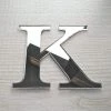 KARTOKNER Lettres Miroir Adhésif - Lettre K & - Hauteur 10 Cm - Initiale Autocollante - Alphabet Miroir - Décoration Plexi Miroir - Alphabet 26 Lettres -Miroir Soldes Boutique 55898129 1