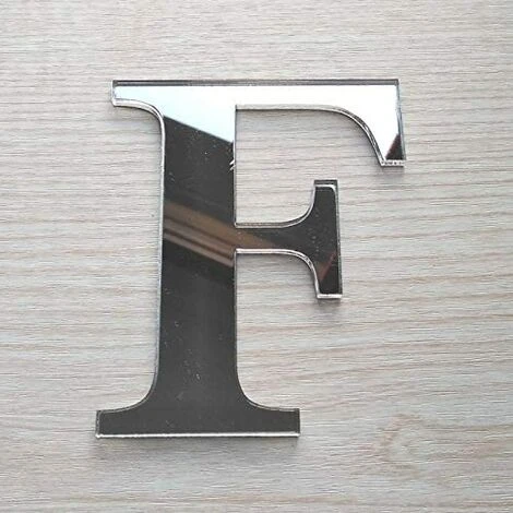 KARTOKNER Lettres Miroir Adhésif - Lettre F & - Hauteur 15 Cm - Initiale Autocollante - Alphabet Miroir - Décoration Plexi Miroir - Alphabet 26 Lettres 3 KARTOKNER Lettres Miroir Adhésif - Lettre F & - Hauteur 15 Cm - Initiale Autocollante - Alphabet Miroir - Décoration Plexi Miroir - Alphabet 26 Lettres
