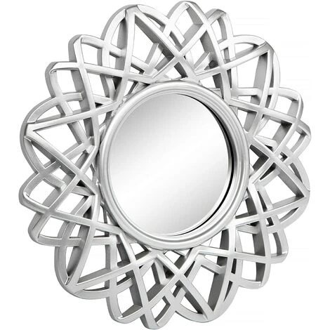 KARTOKNER Lot De 3 Miroirs Argentés Pour Décoration Murale - Décoration De Chambre Et De Maison - Petits Miroirs Muraux Ronds Pour Chambre à Coucher, Salle De Bain Et Salon 5 KARTOKNER Lot De 3 Miroirs Argentés Pour Décoration Murale - Décoration De Chambre Et De Maison - Petits Miroirs Muraux Ronds Pour Chambre à Coucher, Salle De Bain Et Salon – Image 3