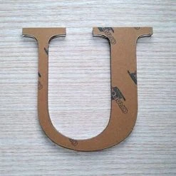 KARTOKNER Lettres Miroir Adhésif - Lettre U & - Hauteur 10 Cm - Initiale Autocollante - Alphabet Miroir - Décoration Plexi Miroir - Alphabet 26 Lettres -Miroir Soldes Boutique 55899143 3