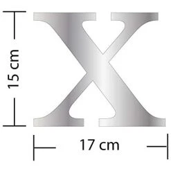 KARTOKNER Lettres Miroir Adhésif - Lettre X & - Hauteur 15 Cm - Initiale Autocollante - Alphabet Miroir - Décoration Plexi Miroir - Alphabet 26 Lettres 9 KARTOKNER Lettres Miroir Adhésif - Lettre X & - Hauteur 15 Cm - Initiale Autocollante - Alphabet Miroir - Décoration Plexi Miroir - Alphabet 26 Lettres -Miroir Soldes Boutique 55899557 3