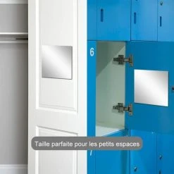 KARTOKNER 6pcs Miroir Adhesif Mural,Pièce Miroirs Adhésifs,Pièce Miroirs Adhésifs Carrés Pour Chambre, Miroir Mural Autocollant Carré Pour Décoration La Décoration Muraleet Arts Coratifs (15cmx15cm) -Miroir Soldes Boutique 55899568 5