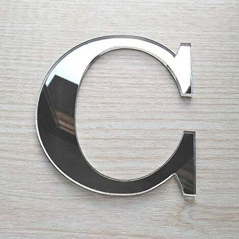 KARTOKNER Lettres Miroir Adhésif - Lettre C & - Hauteur 15 Cm - Initiale Autocollante - Alphabet Miroir - Décoration Plexi Miroir - Alphabet 26 Lettres 3 KARTOKNER Lettres Miroir Adhésif - Lettre C & - Hauteur 15 Cm - Initiale Autocollante - Alphabet Miroir - Décoration Plexi Miroir - Alphabet 26 Lettres