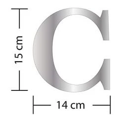 KARTOKNER Lettres Miroir Adhésif - Lettre C & - Hauteur 15 Cm - Initiale Autocollante - Alphabet Miroir - Décoration Plexi Miroir - Alphabet 26 Lettres 9 KARTOKNER Lettres Miroir Adhésif - Lettre C & - Hauteur 15 Cm - Initiale Autocollante - Alphabet Miroir - Décoration Plexi Miroir - Alphabet 26 Lettres -Miroir Soldes Boutique 55899598 3
