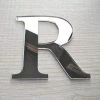KARTOKNER Lettres Miroir Adhésif - Lettre R & - Hauteur 15 Cm - Initiale Autocollante - Alphabet Miroir - Décoration Plexi Miroir - Alphabet 26 Lettres