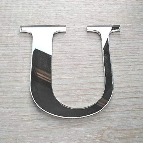 KARTOKNER Lettres Miroir Adhésif - Lettre U & - Hauteur 15 Cm - Initiale Autocollante - Alphabet Miroir - Décoration Plexi Miroir - Alphabet 26 Lettres 3 KARTOKNER Lettres Miroir Adhésif - Lettre U & - Hauteur 15 Cm - Initiale Autocollante - Alphabet Miroir - Décoration Plexi Miroir - Alphabet 26 Lettres