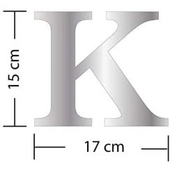KARTOKNER Lettres Miroir Adhésif - Lettre K & - Hauteur 15 Cm - Initiale Autocollante - Alphabet Miroir - Décoration Plexi Miroir - Alphabet 26 Lettres 9 KARTOKNER Lettres Miroir Adhésif - Lettre K & - Hauteur 15 Cm - Initiale Autocollante - Alphabet Miroir - Décoration Plexi Miroir - Alphabet 26 Lettres -Miroir Soldes Boutique 55899820 3
