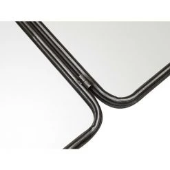 OZAIA Miroir De Barbier Vintage En Métal CERRONE - L. 60 X H. 112 Cm - Gris Métallisé - Argenté 11 OZAIA Miroir De Barbier Vintage En Métal CERRONE - L. 60 X H. 112 Cm - Gris Métallisé - Argenté -Miroir Soldes Boutique 56059070 5