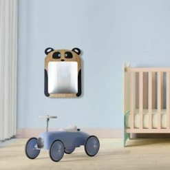 Miroir Panda En Bois - Marron - SILUMEN -Miroir Soldes Boutique 56327266 2