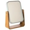 Miroir à Poser En Bambou Rectangulaire 22x16cm - Blanc - Blanc - SILUMEN 1 Miroir à Poser En Bambou Rectangulaire 22x16cm - Blanc - Blanc - SILUMEN -Miroir Soldes Boutique 56327567 1