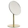 Miroir Sur Pied Rond Pivotable 15cm - Doré - Doré - SILUMEN -Miroir Soldes Boutique 56327592 1